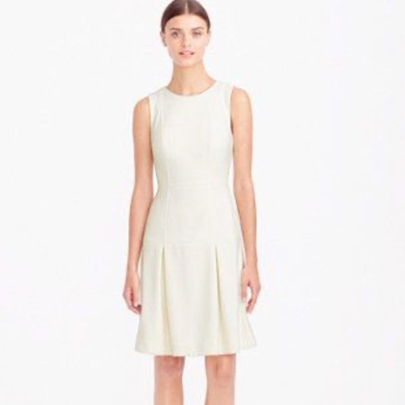 J.Crew tall pleated sheath grey dress - Picture 3 of 9